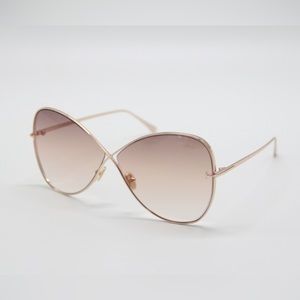 NEW TOM FORD NICKIE TF842 28F BUTTERFLY FRAME SUNGLASSES TOM FORD FT0842